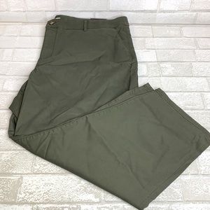 Ava & Viv Slim Midrise Stretch Waist Pants, Olive